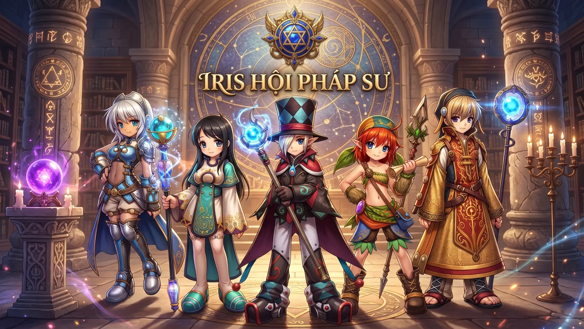 Iris - Hội Pháp Sư Offline - Việt Hóa - English | ABC