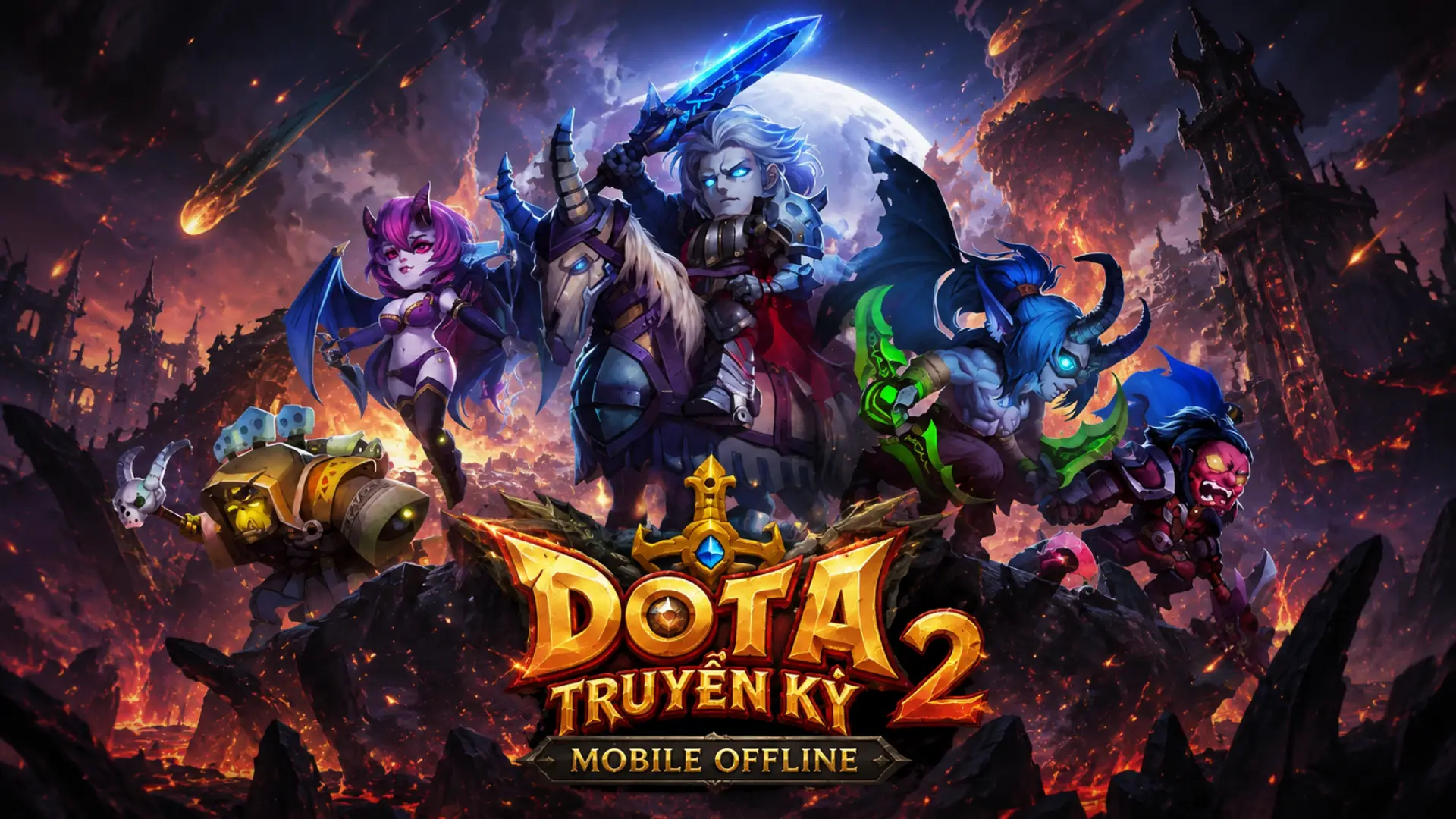 Dota Truyền Kỳ 2 Mobile Offline - Việt Hóa - GM - LAN | ABC