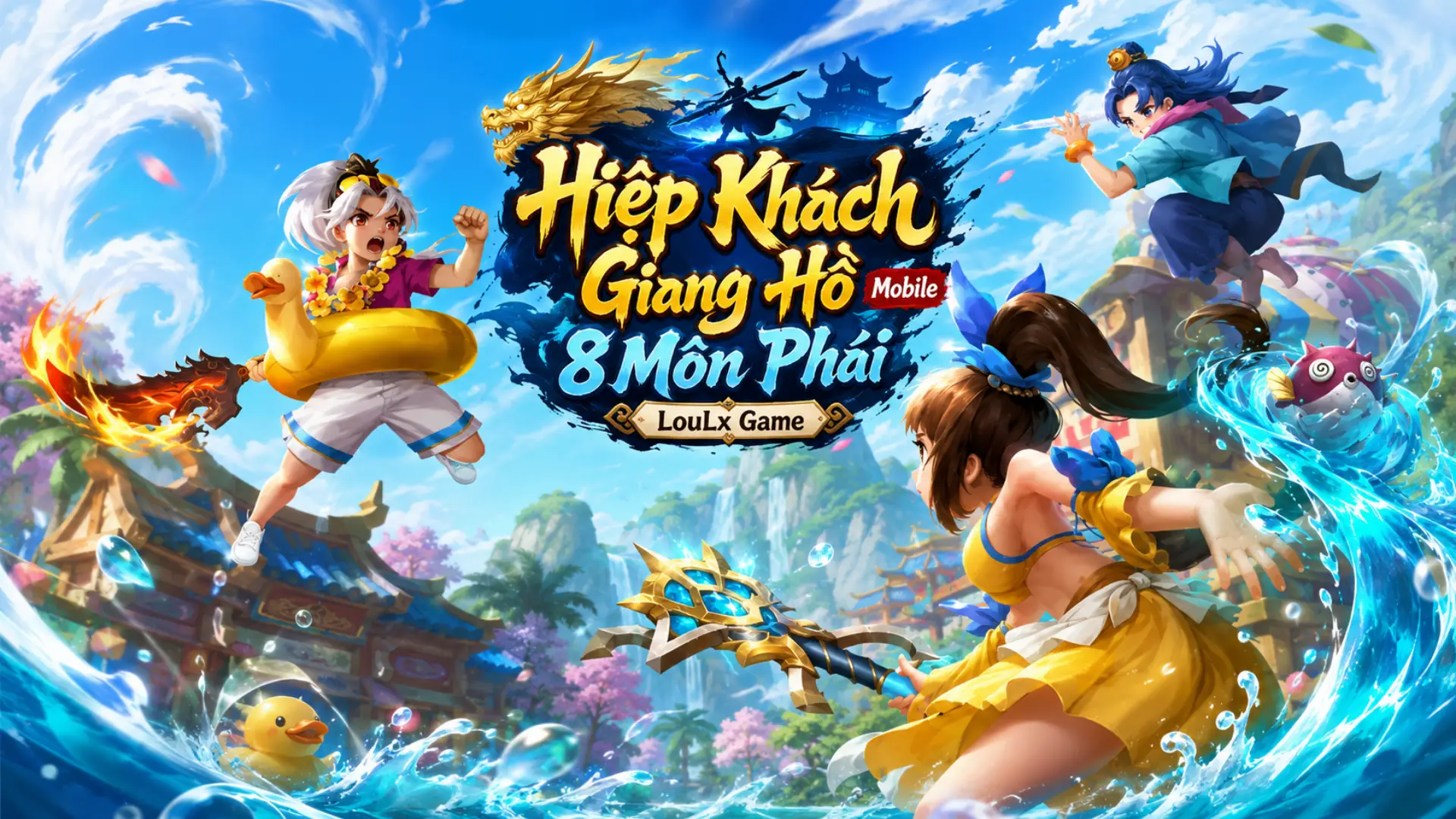 Hiệp Khách Giang Hồ Mobile Offline - 8 Phái - Yulgang Mobile - Việt Hóa - GM - LAN | ABC