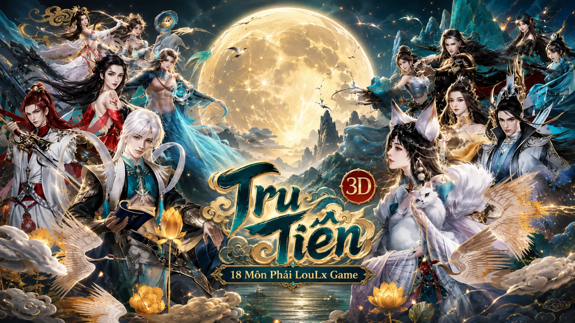Tru Tiên 3D Offline - 18 Môn Phái - Jade Dynasty - Ngôn Ngữ Việt Hóa/English - GM - LAN | ABC