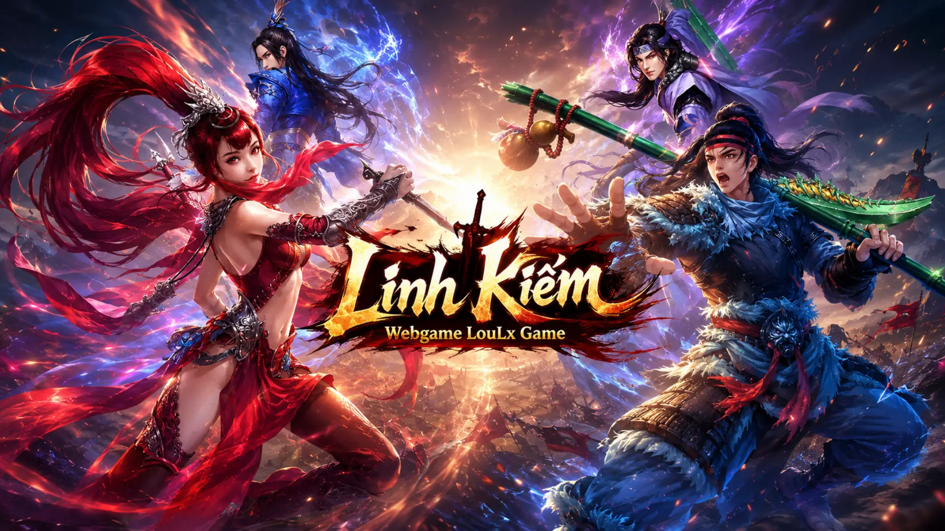 Webgame Linh Kiếm Offline - Tân Kiếm Thế - Offline - Việt Hóa - LAN - GM | ABC