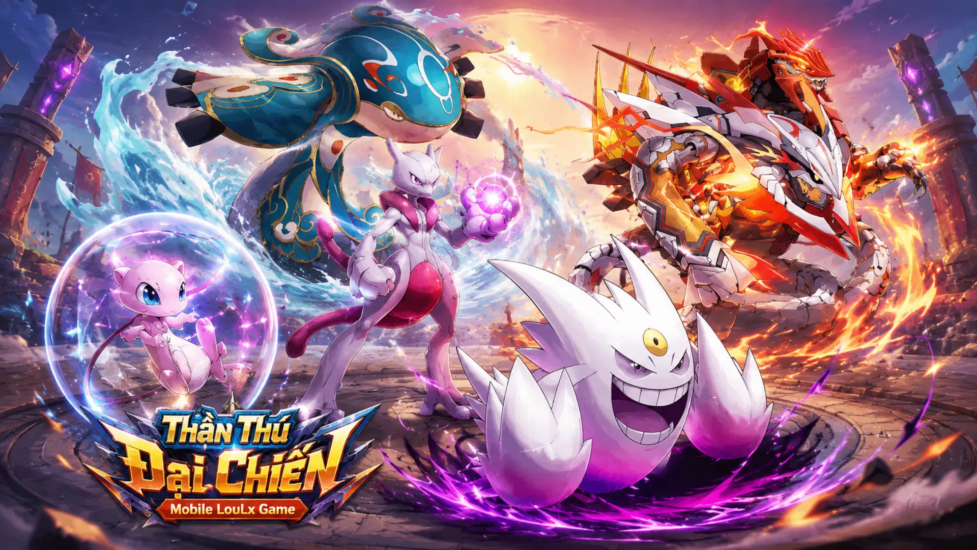 Thần Thú Đại Chiến Mobile – Phiên Bản 425 Pokemon – Việt Hóa – Offline/Online – Tool GM – Lan Wifi | ABC