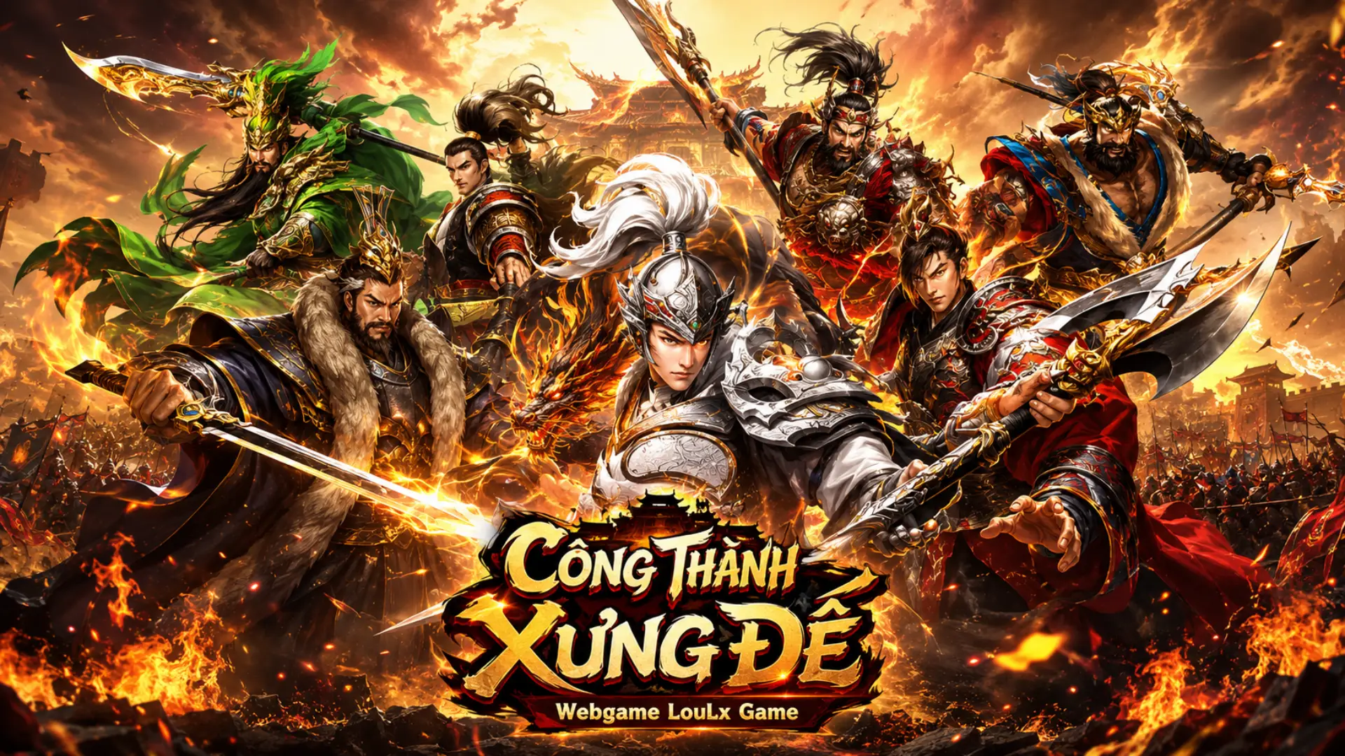 Webgame Công Thành Xưng Đế Offline Việt Hóa - Update - Admin Panel - LAN | ABC