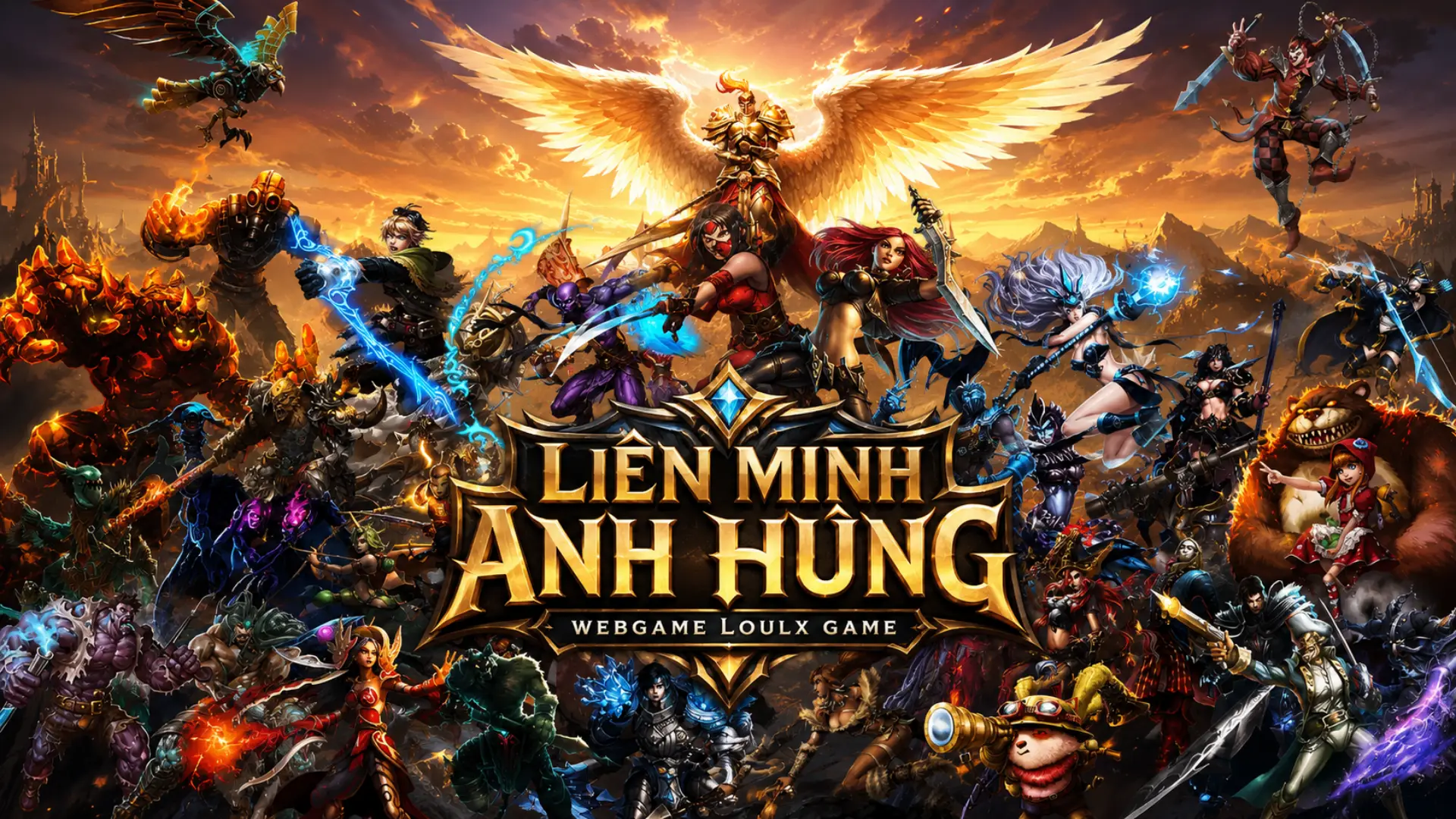 Webgame Liên Minh Anh Hùng Offline - LOL - Việt Hóa - GM - LAN | ABC