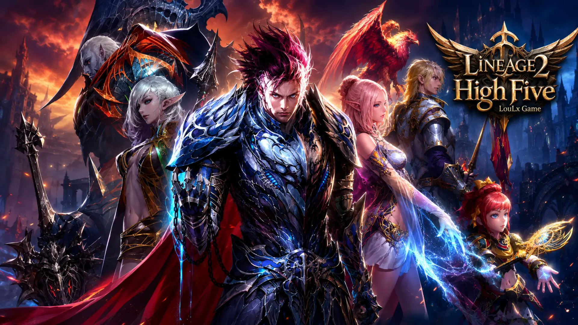 Lineage 2 High Five Online - Ngôn Ngữ English - Bot AI - Admin - Windows | ABC
