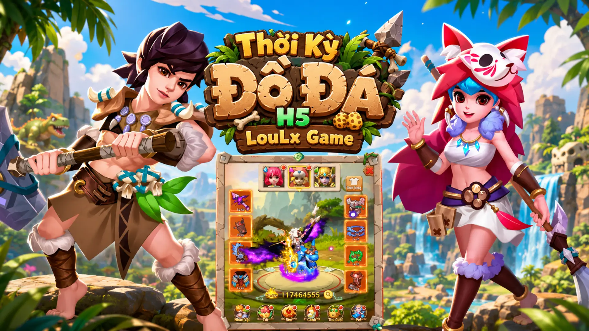 Thời Kỳ Đồ Đá H5 - Bộ Lạc H5 - Offline - GM Ingame - LAN | ABC