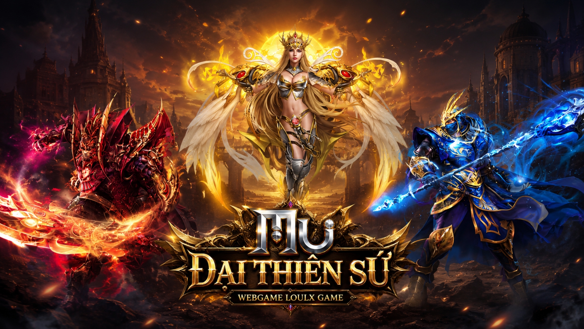 Mu Đại Thiên Sứ Webgame Offline - China - Mượt - Tool GM Nạp Tiền/Gửi Thư - LAN | ABC