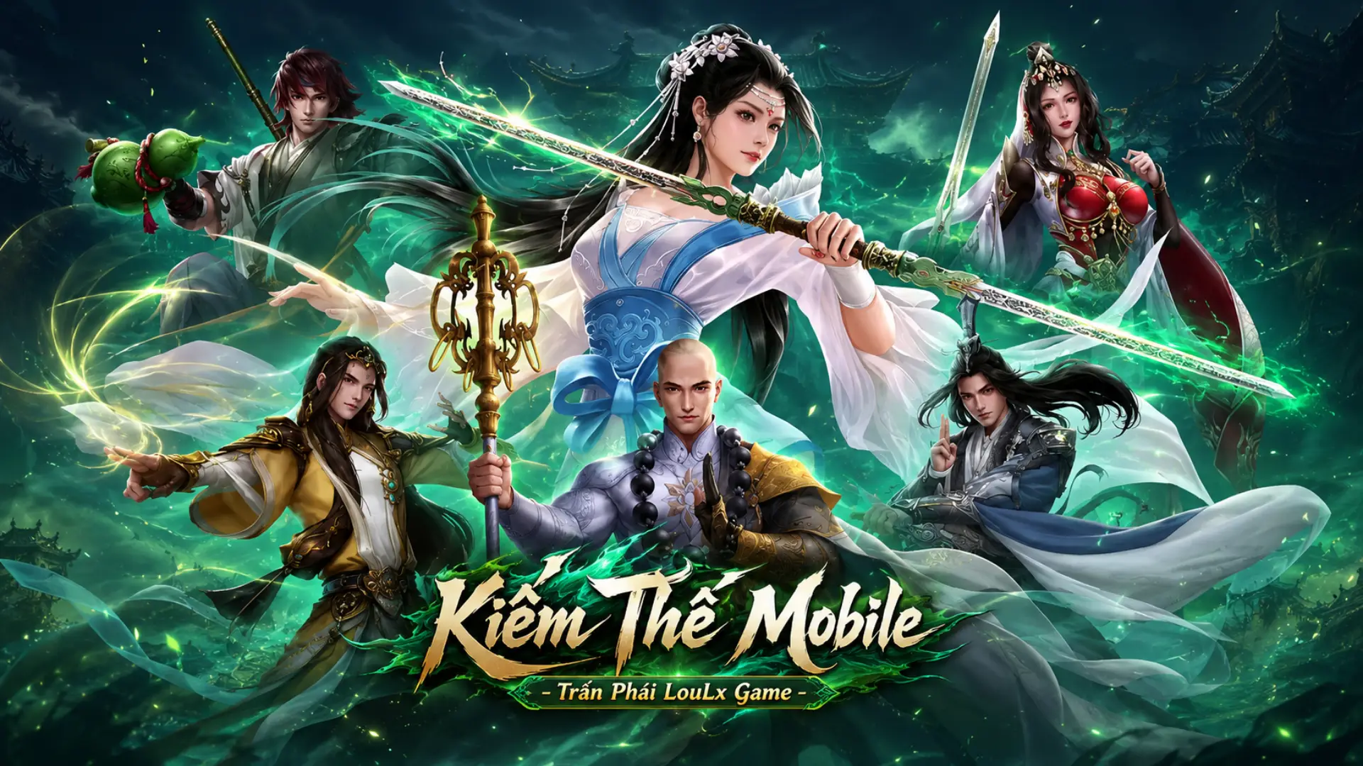 Kiếm Thế Mobile - Phiên Bản Trấn Phái Skill 150/300/500 - Android/iOS | ABC