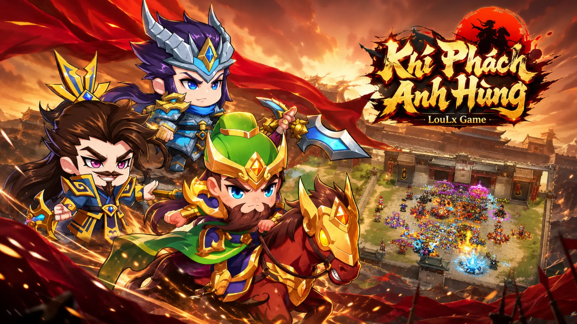 Khí Phách Anh Hùng Online - FullS - Win - Website - Admin - Jar/Android/iOS/PC | ABC